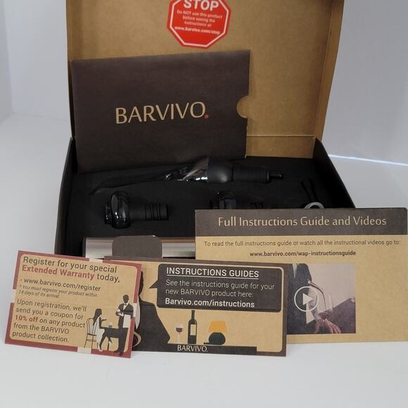 Cuisinart Cordless Wine Opener and Aerator Pump Vaccum Stoppers Gift Set - Picture 5 of 14